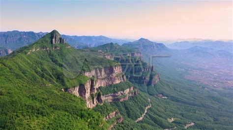 太行山脉地形图图片
