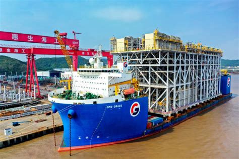 惠生海工建造全球最大液化天然气模块起运驶往俄罗斯 - 在建新船 - 国际船舶网
