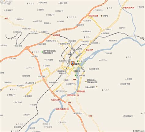 辽宁省朝阳市地图-朝阳市朝清线18公里地图