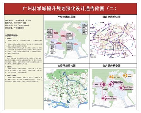 关于公布实施《广州科学城提升规划深化设计》的通告