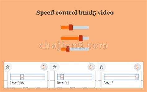 网页视频播放速度控制插件，最高支持16倍加速。