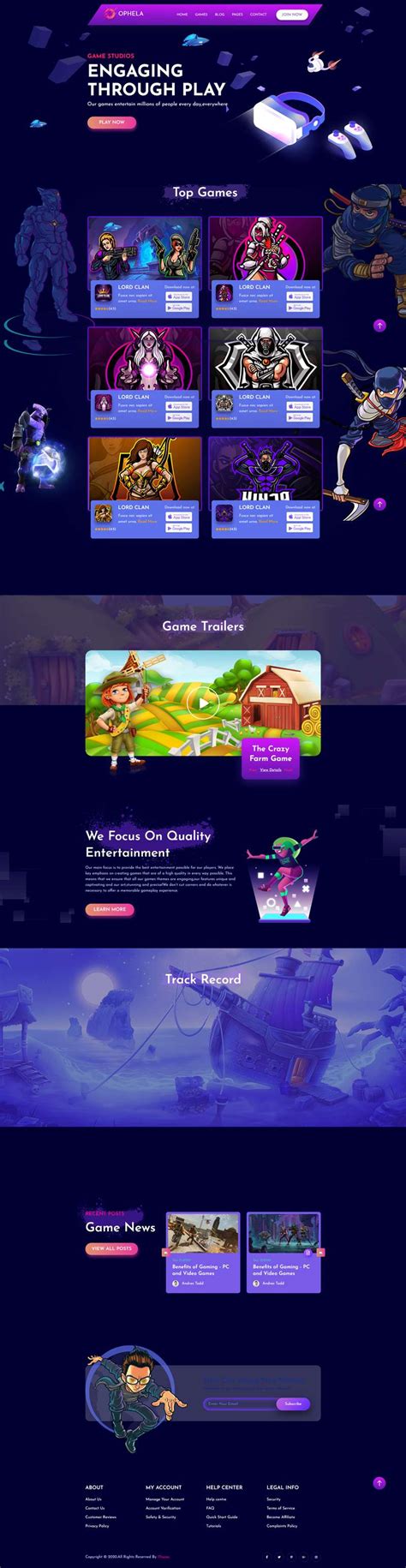 游戏网站-游戏UI-网页设计|网页|游戏/娱乐|UI设计网作品展 - 原创作品 - 站酷 (ZCOOL)