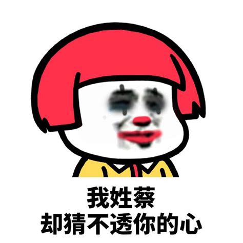 非主流蔡字头像