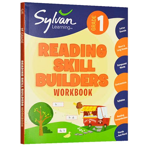 Sylvan Learning First Grade Reading Skill Builders Workbook英文原版美国小学一年级 ...
