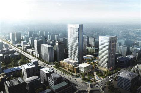 现代高层综合商业大厦3dmax 模型下载-光辉城市