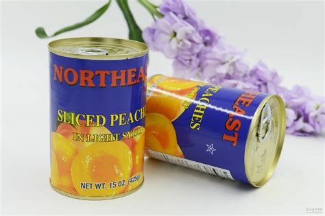 425mlx12易拉罐包装 出口欧美黄桃罐头批发价格 水果罐头-食品商务网