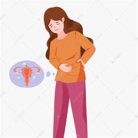 女性痛经月经生理期素材图片免费下载-千库网