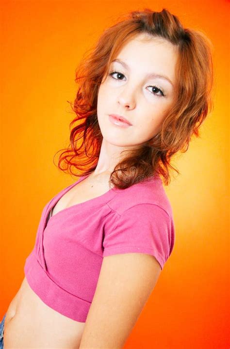 Redhead Teen 5 stock photo. Image of interesting, attractive - 1444924
