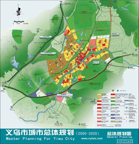 义乌市区地图-