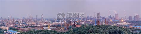 武钢工业化生产景观高清图片下载-正版图片500924394-摄图网