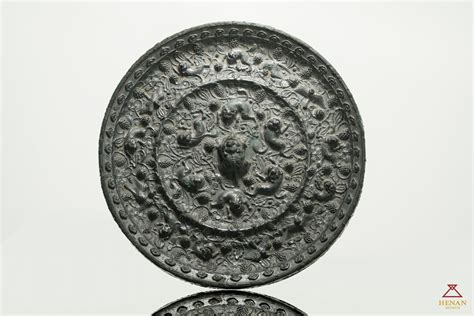 唐 海兽葡萄镜二 普林斯顿大学博物馆藏-古玩图集网