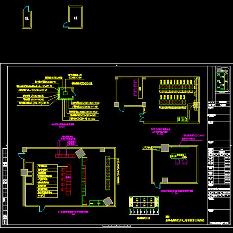 机房工程系统图常用弱电图纸_其他公共建筑电气设计施工图_土木在线