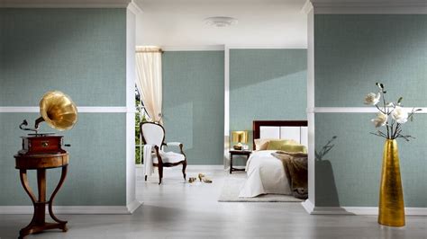 A.S. Création Wallpaper «Uni, Blue, Green, Turquoise» 385966