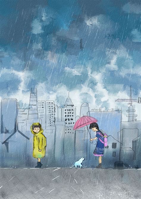 《在雨中》系列油画：来自最喜欢画雨的画家杰夫·罗兰