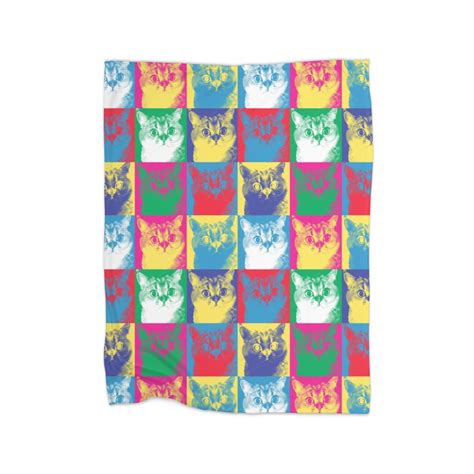 Pop art cats | Blanket Fleece Blanket | makart
