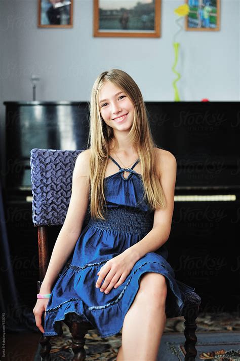 "Portrait Of Teen Girl" by Stocksy Contributor "Sveta SH" - Stocksy