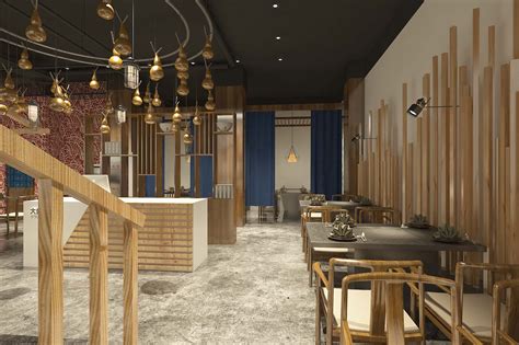 韩国料理餐厅室内设计|空间|家装设计|斐仔子 - 原创作品 - 站酷 ...