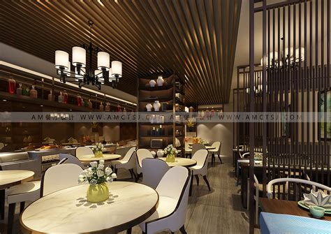 大庆云朵酒店餐厅设计|空间|室内设计|AMSJ - 原创作品 - 站酷 (ZCOOL)