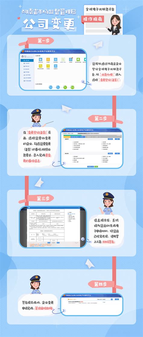 郑州企业监事变更网上操作流程教程(河南掌上工商监事变更)-小美熊会计