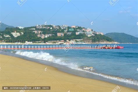 深圳大梅沙的海浪与礁石,海洋海岛,自然风景,摄影素材,汇图网www.huitu.com