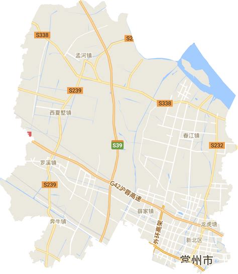 新北区政区图-常州龙成地名研究中心