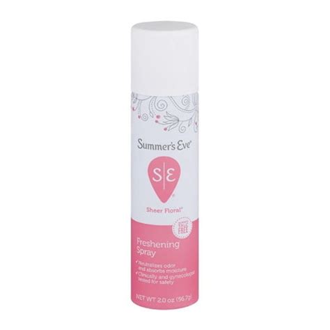 Summers Eve Freshening Spray Deodorant, Sheer Floral, 2 Oz, 2 Pack ...