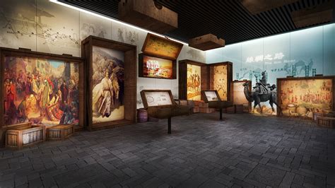 汉中文化（历史厅局部）|空间|展陈设计|吕小洋 - 原创作品 - 站酷 (ZCOOL)