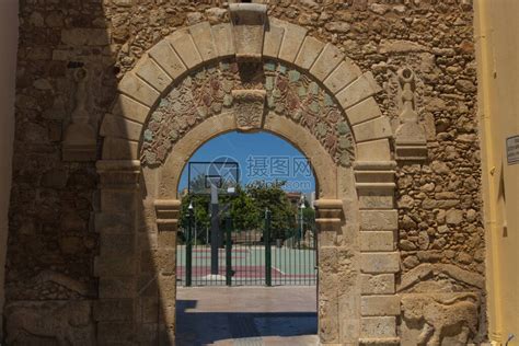 希腊克里特岛的中世纪拱门高清图片下载-正版图片503909911-摄图网