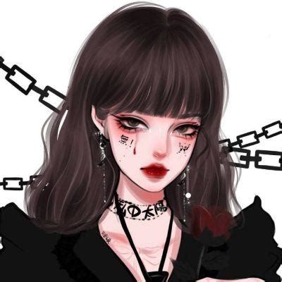 动漫复古风格头像女生霸气