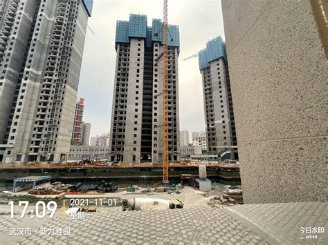 实探武汉新力雅园：工地正常施工 3栋楼有明显进展_项目
