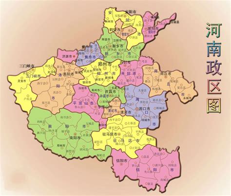 河南省交通地图