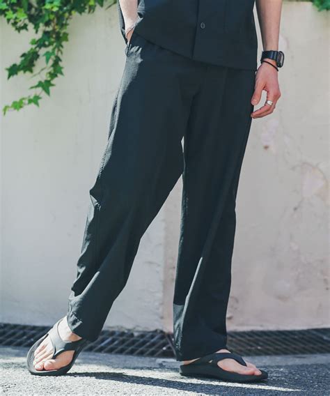 ストレッチナイロンワイドストレートパンツ[LA35-14A201]｜URBAN RESEARCH公式ファッション通販