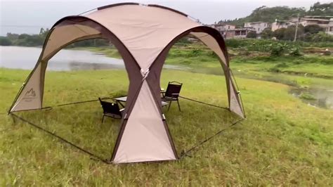 帐篷天幕一体户外露营装备全自动速开便携遮阳防晒天幕帐篷二合一-阿里巴巴