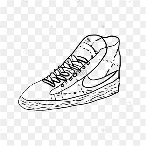 手绘鞋nike图片