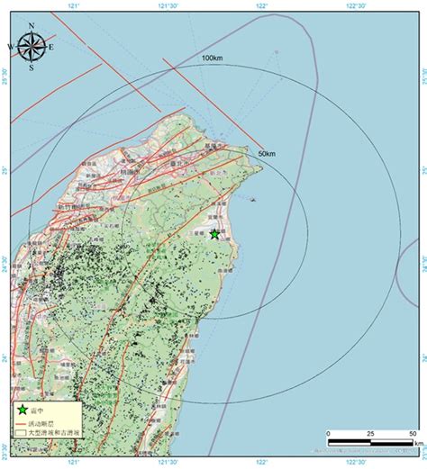 2022年4月24日台湾宜兰县M4.0地震地质灾害应急产品 - 灾害应急 - 应急管理部国家自然灾害防治研究院
