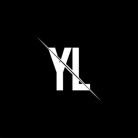 YL logo monogram with slash style design template 3741089 Vector Art at ...