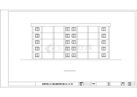 龙岩市广兰家园小区2300平5层砖混结构住宅楼建筑和结构设计CAD图纸_居住建筑_土木在线