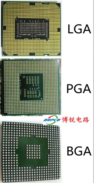 LGA、PGA、BGA封装对比-IC封装载板_深圳博锐电路科技有限公司