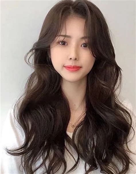大波浪甜美女生头像图片