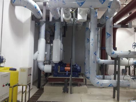 刚完成的某写字楼水环热泵系统循环水泵房，有图有真相 - 土木在线