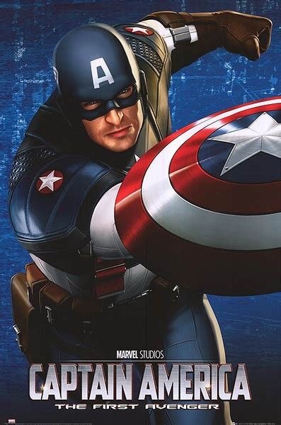 《美国队长》海报