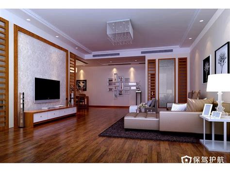 武汉清远华府美式风格120平米设计方案 美式风格客厅装修图片_装信通网