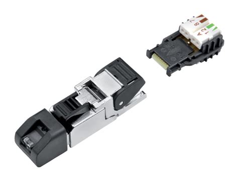 99 9687 814 08 | binder RJ45 针头连接器, 极数: 8, 5.0-9.0mm, 可接屏蔽, 穿刺技术, IP20, UL