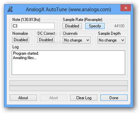 AnalogX AutoTune_官方电脑版_华军软件宝库