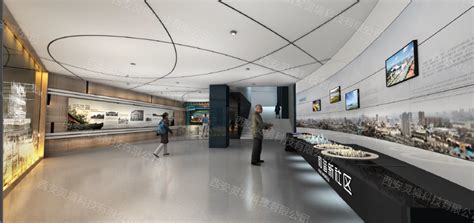 德胜集团文化长廊展厅设计制作效果图-企业展厅-龙腾展厅展示设计公司