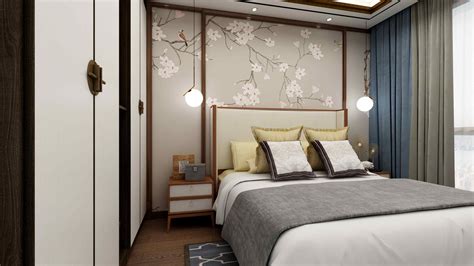 打破传统美式，120平米三室两厅装修效果图-中国木业网