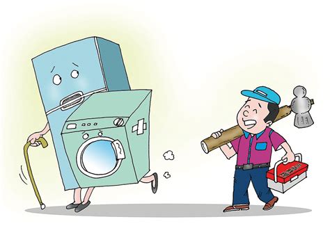 漫画：电器修理-中国质量新闻网