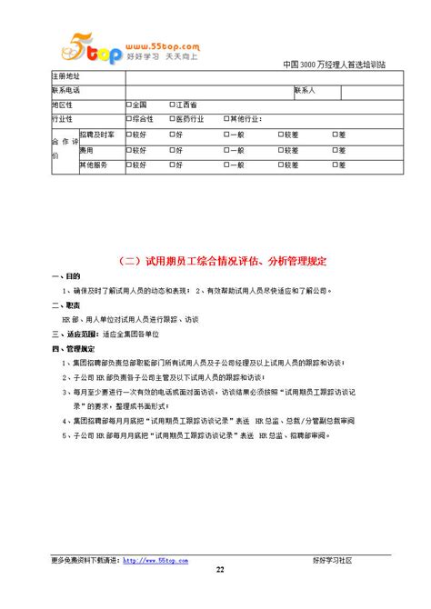 招聘工作操作指南手册 | 什么值得下