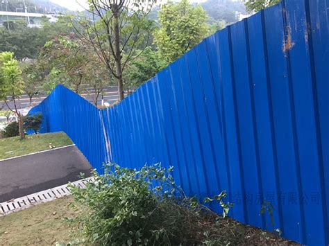 2米高彩钢围挡 - 彩钢围挡 - 成都蓉锦装饰护栏有限公司