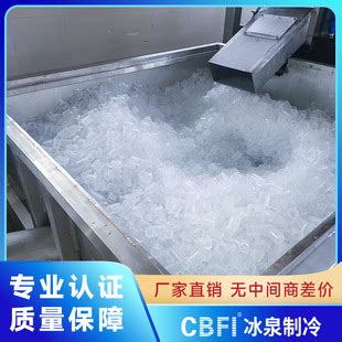 广州冰泉大型工业制冰机厂家圆柱冰管状冰食品级冰块30吨管冰机-阿里巴巴